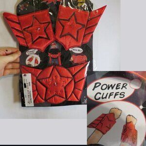 superhero costume accessory belt and two cuffs new in package halloween dress up